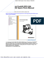 Jungheinrich Forklift DFG 550 Ge240 555dz Spare Parts Manual Fn426896