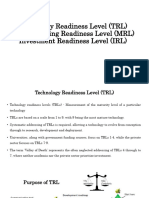 TRL Technology Readiness Level Developement-Stages-Trl-Mrl-Irl