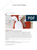 Ragdoll Fox Free Crochet Pattern