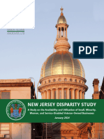 New Jersey Study On Disparity in State Procurement