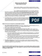 Alberta Accident Benefits Initial Claims Process: AB-1 (2006/01) Page 1 of 5