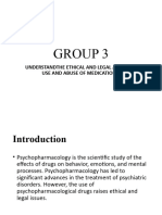 Group 3 - Psychopharmacalogy Presentation