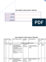 Cre Grade 3 Term 1