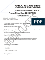 Physics 11th Gravitation