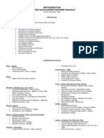 SMFI Partner Schools SY 2024 2025