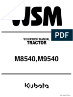 Kubota M8540 M9540 WSM