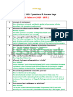 AFCAT 1 2024 Questions Answerkeys 16 Feb 2024 Shift 1 3