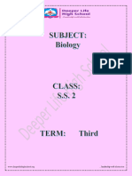 BIOLOGY SS2 3RD TERM E-NOTES (Reviewed)