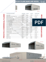 Best Hangar Designs by Airplane Size Infographic