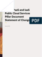 Oracle PaaS and IaaS Public Cloud Services Pillar Document - Statement of Changes