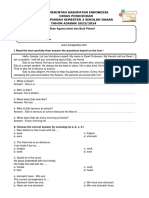 Soal PTS-STS Bahasa Inggris Kelas 5 Semester 2 Kurikulum Merdeka T.A 2023-2024