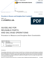 SEBF8054 - Procedure To Measure and Straighten Bent Crankshafts