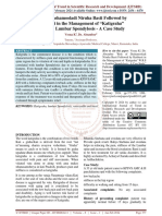 Role of Dashamooladi Niruha Basti Followed by Katibasti in The Management of "Katigraha" W.R.S To Lumbar Spondylosis A Case Study