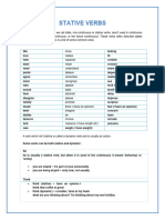 Stative Verbs