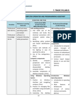 Copa - Syllabus