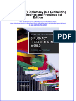 Diplomacy in A Globalizing World Theories and Practices 1St Edition Full Chapter