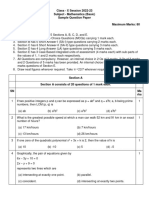 Class 10 MathsBasic-SQP