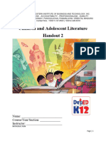 Child and Adolescent Literature Handout 2