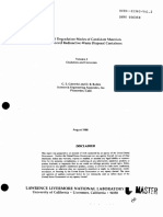 Survey of Degradation Modes of Candidate Materials For High-Level Radioactive-Waste Disposal Containers