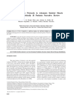 Physical Therapy Protocols To Attenuate Skeletal Muscle Atrophy in Critically Ill Patients Narrative Review