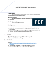 Detailed Lesson Plan in Taking Body Measurements