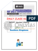 Ancient History 21 - Daily Class Notes - UPSC Prarambh 2026