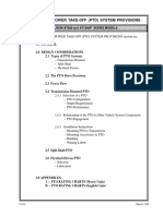 Power Take-Off (Pto) System Provisions