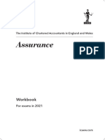 Assurance ICAEW Workbook 2021