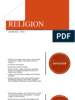 Religion - Sociology