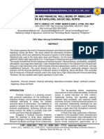 Financial Inclusion and Financial Well-Being of Ambulant Vendors in Kapalong, Davao Del Norte