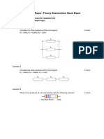 Electrical Principles Mock Paper