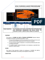 11.2 Baseline Medical Surveillance Procedure