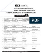 GK & CA Handout 3 (Q)