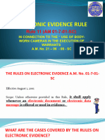 Electronic Evidence in Connection To BWC FINALS