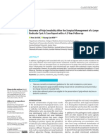 Recovery of Pulp Sensibility After The Surgical Management of A Large Radicular Cyst