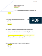 Workbook Sampling Distributions Practice