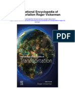 International Encyclopedia of Transportation Roger Vickerman Full Chapter