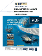 Synthetic Fiber 8,12 &24 Strand Ropes Manual by D. Koronakis Sa