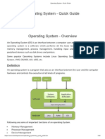 Operating System - Quick Guide