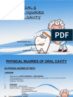 Oral Pathology - Physical & Chemical Injuries of Oral Cavity