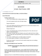 Ignition System - Repair Procedures