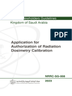 NRRC-SG-08-Application For Authorization of Radiation Dosimetry Calibration
