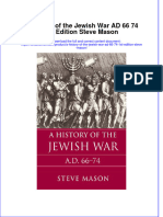 PDF A History of The Jewish War Ad 66 74 1St Edition Steve Mason Ebook Full Chapter