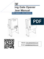 Sliding Gate Opener User Manual: DKC500DCL/DKC800DCL