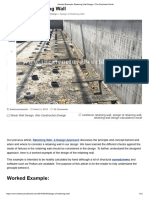 Worked Example - Retaining Wall Design - The Structural World