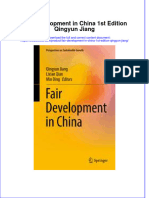 Textbook Fair Development in China 1St Edition Qingyun Jiang Ebook All Chapter PDF