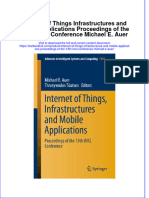 Full Chapter Internet of Things Infrastructures and Mobile Applications Proceedings of The 13Th Imcl Conference Michael E Auer PDF