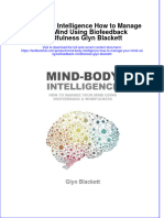 Textbook Mind Body Intelligence How To Manage Your Mind Using Biofeedback Mindfulness Glyn Blackett Ebook All Chapter PDF