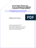 Full Chapter Problems in Value Theory An Introduction To Contemporary Debates 1St Edition Steven B Cowan Editor PDF
