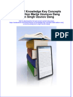 Full Chapter Theory of Knowledge Key Concepts 2020 Edition Marija Uzunova Dang Arvin Singh Uzunov Dang PDF